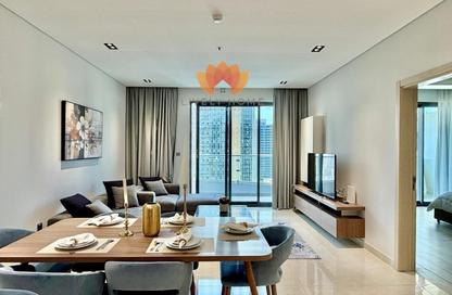 Apartment - 1 Bedroom - 2 Bathrooms for rent in Lusail Marina Heights - Marina District - Lusail