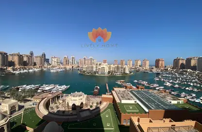 Apartment - 3 Bedrooms - 4 Bathrooms for rent in West Porto Drive - Porto Arabia - The Pearl Island - Doha