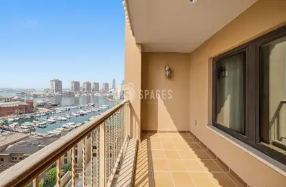 Apartment - 1 Bedroom - 2 Bathrooms for rent in East Porto Drive - Porto Arabia - The Pearl Island - Doha