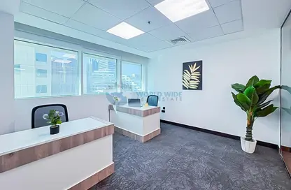 Office Space - Studio - 4 Bathrooms for rent in Al Jazeera Tower - West Bay - West Bay - Doha