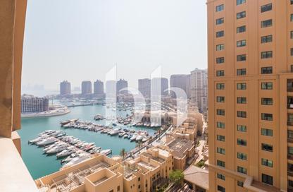 Apartment - 1 Bedroom - 2 Bathrooms for rent in West Porto Drive - Porto Arabia - The Pearl Island - Doha Apartment - 1 Bedroom - 2 Bathrooms for rent in West Porto Drive - Porto Arabia - The Pearl Island - Doha