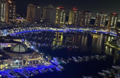 Apartment - 1 Bedroom - 2 Bathrooms for rent in West Porto Drive - Porto Arabia - The Pearl Island - Doha