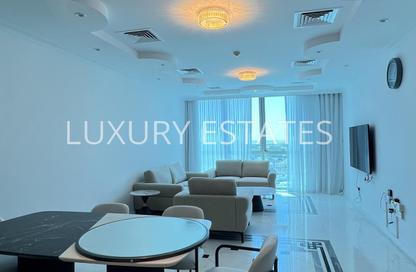 Apartment - 2 Bedrooms - 3 Bathrooms for rent in Zig Zag Tower B - Zig Zag Towers - West Bay - Doha