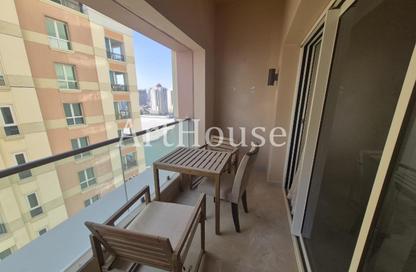 Apartment - Studio - 1 for rent in Viva East - Viva Bahriyah - The Pearl Island - Doha