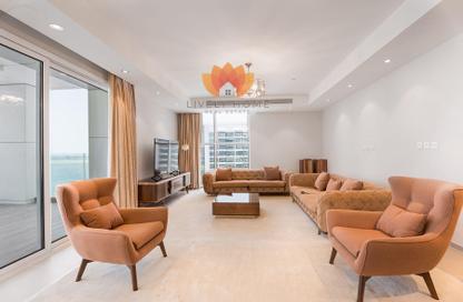 Apartment - 3 Bedrooms - 4 Bathrooms for rent in Lusail Marina Heights - Marina District - Lusail