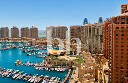 Apartment - 1 Bedroom - 2 Bathrooms for rent in West Porto Drive - Porto Arabia - The Pearl Island - Doha