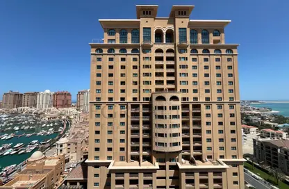 Apartment - 1 Bedroom - 2 Bathrooms for rent in West Porto Drive - Porto Arabia - The Pearl Island - Doha Apartment - 1 Bedroom - 2 Bathrooms for rent in West Porto Drive - Porto Arabia - The Pearl Island - Doha