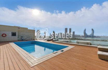 Apartment - 2 Bedrooms - 4 Bathrooms for rent in Crystal Residence - Gewan Island - The Pearl Island - Doha