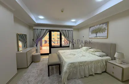 شقة - غرفة نوم - 2 حمامات للايجار في برج 14 - بورتو أرابيا - جزيرة اللؤلؤة - الدوحة