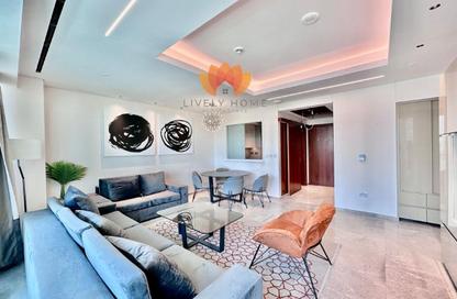 Apartment - 1 Bedroom - 2 Bathrooms for rent in Lusail Marina Heights - Marina District - Lusail