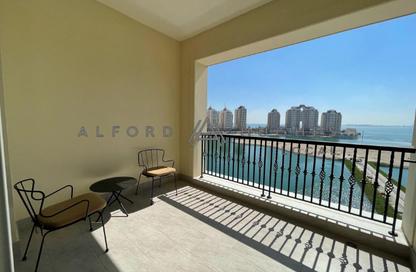 Apartment - Studio - 1 Bathroom for rent in Viva Central - Viva Bahriyah - The Pearl Island - Doha