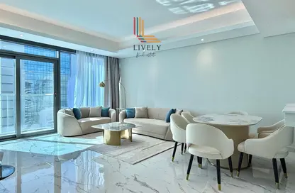 Apartment - 1 Bedroom - 2 Bathrooms for rent in Marina Tower 23 - Marina District - Lusail