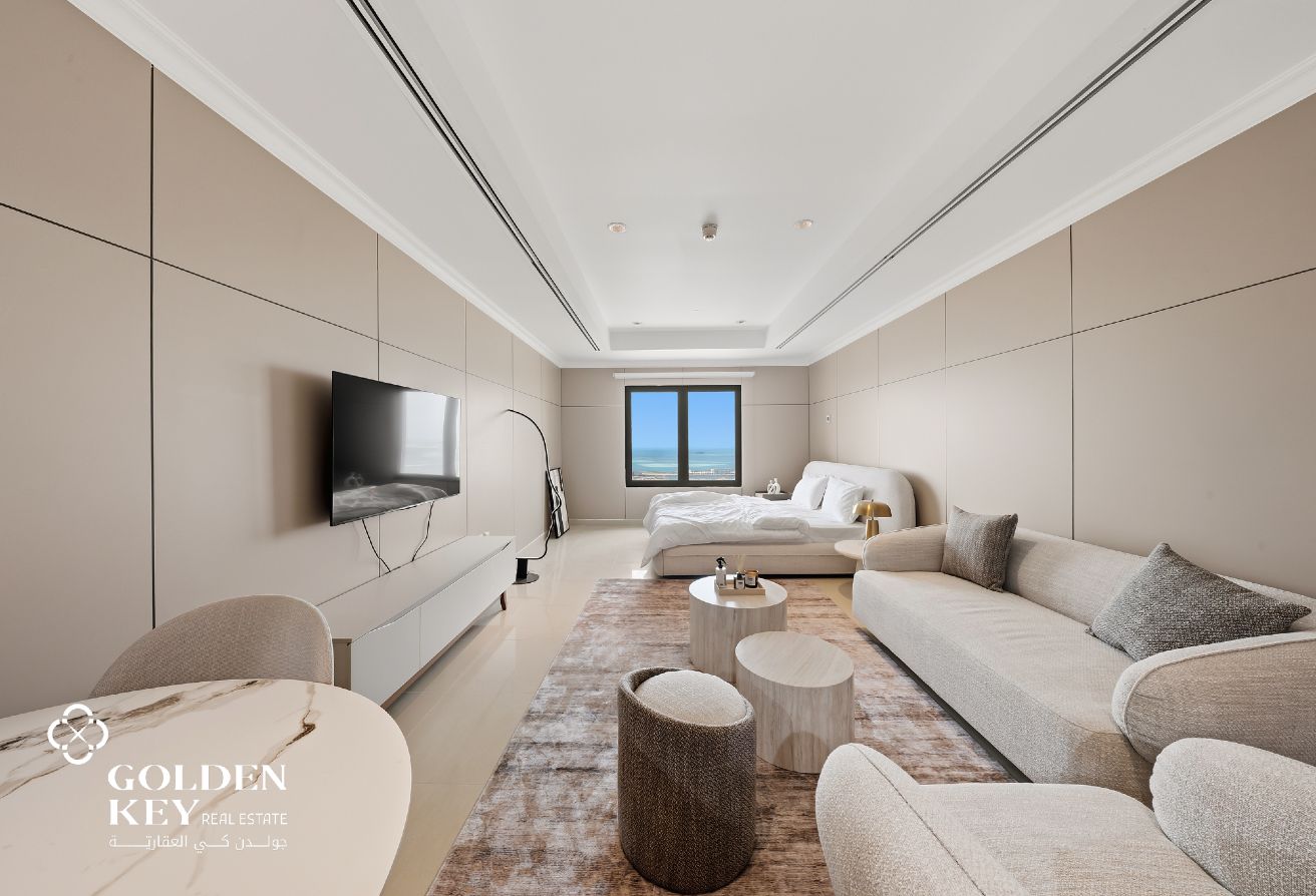 Sea View | Modern Finishes |Studio in Porto Arabia