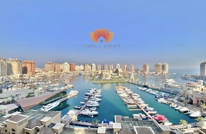 Apartment - 3 Bedrooms - 5 Bathrooms for rent in East Porto Drive - Porto Arabia - The Pearl Island - Doha Apartment - 3 Bedrooms - 5 Bathrooms for rent in East Porto Drive - Porto Arabia - The Pearl Island - Doha