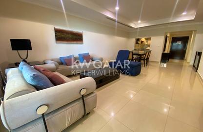 Apartment - 2 Bedrooms - 2 Bathrooms for rent in East Porto Drive - Porto Arabia - The Pearl Island - Doha