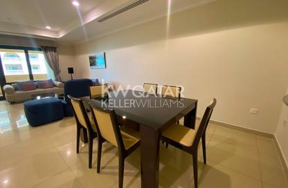 Apartment - 2 Bedrooms - 2 Bathrooms for rent in East Porto Drive - Porto Arabia - The Pearl Island - Doha