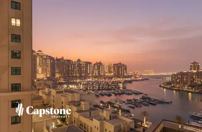 شقة - غرفة نوم - 2 حمامات للايجار في طريق بورتو الشرقي - بورتو أرابيا - جزيرة اللؤلؤة - الدوحة