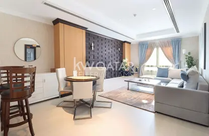 Apartment - 1 Bedroom - 2 Bathrooms for rent in West Porto Drive - Porto Arabia - The Pearl Island - Doha Apartment - 1 Bedroom - 2 Bathrooms for rent in West Porto Drive - Porto Arabia - The Pearl Island - Doha