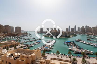 Apartment - 1 Bedroom - 2 Bathrooms for rent in West Porto Drive - Porto Arabia - The Pearl Island - Doha
