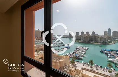 Apartment - 1 Bedroom - 2 Bathrooms for rent in East Porto Drive - Porto Arabia - The Pearl Island - Doha