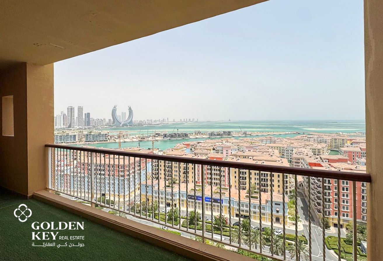 Sea View | Semi-Furnished 2BR | Porto Arabia