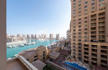Apartment - 1 Bedroom - 2 Bathrooms for rent in West Porto Drive - Porto Arabia - The Pearl Island - Doha