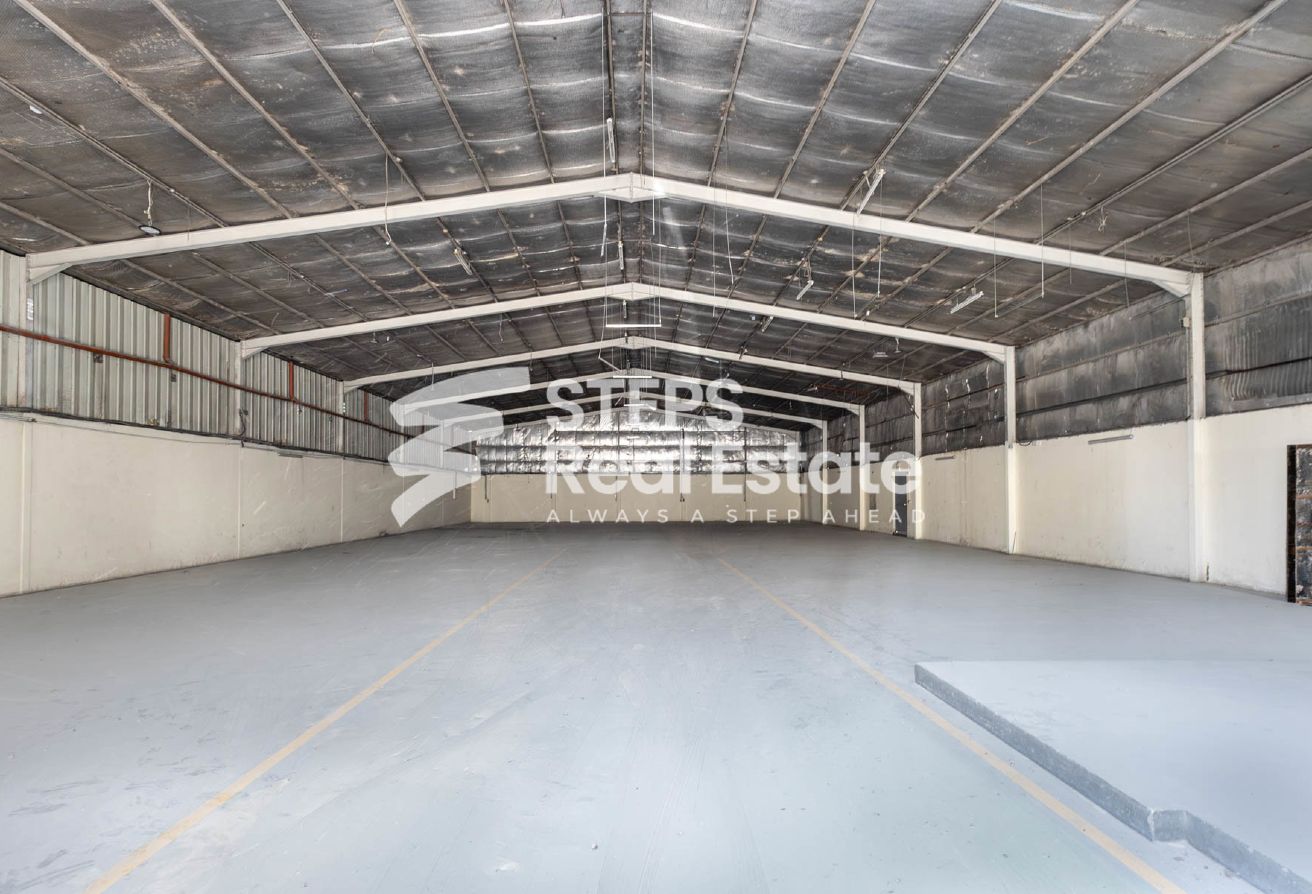 Spacious Warehouse for Rent in Industrial Area
