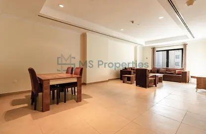 Apartment - 1 Bedroom - 2 Bathrooms for rent in East Porto Drive - Porto Arabia - The Pearl Island - Doha Apartment - 1 Bedroom - 2 Bathrooms for rent in East Porto Drive - Porto Arabia - The Pearl Island - Doha