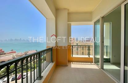 Apartment - 2 - 3 for rent in Viva East - Viva Bahriyah - The Pearl Island - Doha