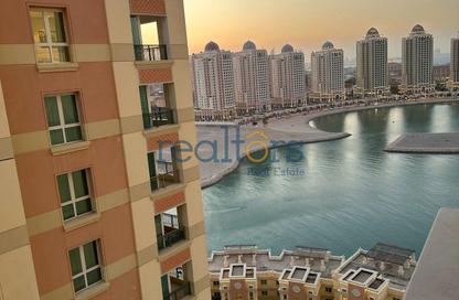 Apartment - Studio - 1 Bathroom for rent in Al Mutahidah Tower - Viva Bahriyah - The Pearl Island - Doha