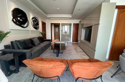 Apartment - 2 Bedrooms - 3 Bathrooms for rent in Lusail Marina Heights - Marina District - Lusail