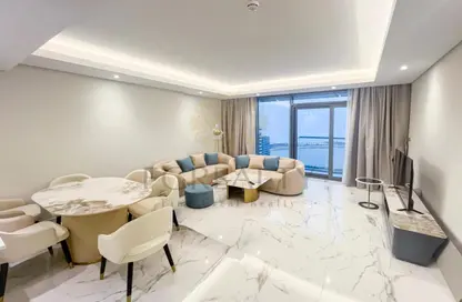 شقة - غرفة نوم - 2 حمامات للايجار في 195 مساكن مارينا - منطقة المارينا - الوسيل