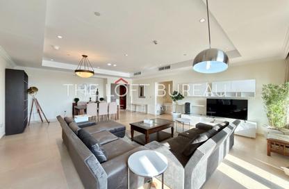 Apartment - 3 Bedrooms - 4 Bathrooms for rent in West Porto Drive - Porto Arabia - The Pearl Island - Doha