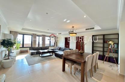 Apartment - 3 Bedrooms - 4 Bathrooms for rent in West Porto Drive - Porto Arabia - The Pearl Island - Doha Apartment - 3 Bedrooms - 4 Bathrooms for rent in West Porto Drive - Porto Arabia - The Pearl Island - Doha