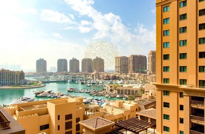 Apartment - 1 Bedroom - 2 Bathrooms for sale in West Porto Drive - Porto Arabia - The Pearl Island - Doha Apartment - 1 Bedroom - 2 Bathrooms for sale in West Porto Drive - Porto Arabia - The Pearl Island - Doha