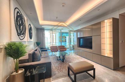 Apartment - 2 Bedrooms - 3 Bathrooms for rent in Lusail Marina Heights - Marina District - Lusail