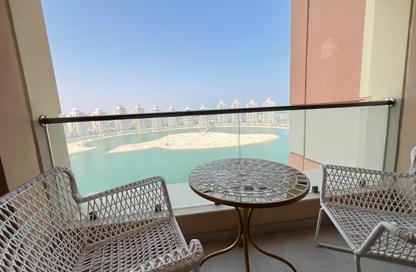 Apartment - Studio - 1 for rent in Al Mutahidah Tower - Viva Bahriyah - The Pearl Island - Doha