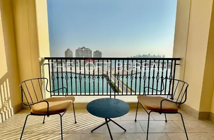 Apartment - Studio - 1 Bathroom for rent in Viva Central - Viva Bahriyah - The Pearl Island - Doha