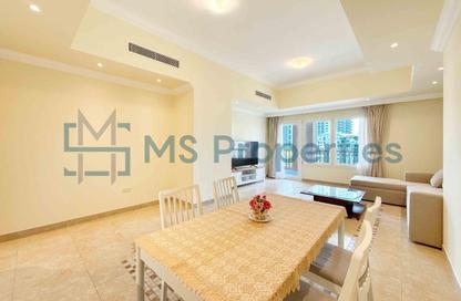Apartment - 1 Bedroom - 2 Bathrooms for rent in East Porto Drive - Porto Arabia - The Pearl Island - Doha Apartment - 1 Bedroom - 2 Bathrooms for rent in East Porto Drive - Porto Arabia - The Pearl Island - Doha