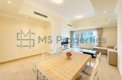 Apartment - 1 Bedroom - 2 Bathrooms for rent in East Porto Drive - Porto Arabia - The Pearl Island - Doha