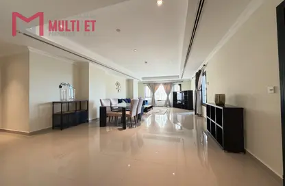 شقة - غرفة نوم - 2 حمامات للايجار في طريق بورتو الشرقي - بورتو أرابيا - جزيرة اللؤلؤة - الدوحة