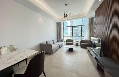Apartment - 2 Bedrooms - 3 Bathrooms for rent in Lusail Marina Heights - Marina District - Lusail