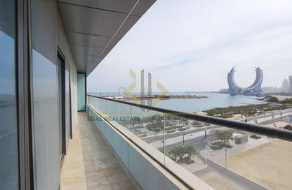 Apartment - 2 Bedrooms - 3 Bathrooms for rent in Lusail Marina Heights - Marina District - Lusail