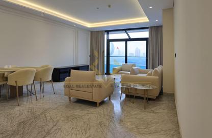 Apartment - 2 Bedrooms - 3 Bathrooms for rent in Lusail Marina Heights - Marina District - Lusail