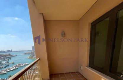 Apartment - 1 Bedroom - 2 Bathrooms for rent in Tower 19 - Porto Arabia - The Pearl Island - Doha