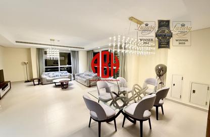 Apartment - 2 Bedrooms - 4 Bathrooms for rent in Lusail Marina Heights - Marina District - Lusail Apartment - 2 Bedrooms - 4 Bathrooms for rent in Lusail Marina Heights - Marina District - Lusail