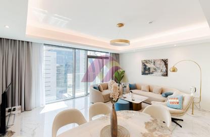 Apartment - 1 Bedroom - 2 Bathrooms for rent in Lusail Marina Heights - Marina District - Lusail Apartment - 1 Bedroom - 2 Bathrooms for rent in Lusail Marina Heights - Marina District - Lusail