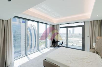 Apartment - 1 Bedroom - 2 Bathrooms for rent in Lusail Marina Heights - Marina District - Lusail