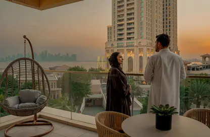 Apartment - 1 Bedroom - 2 Bathrooms for sale in Porto Arabia - The Pearl Island - Doha