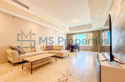 Apartment - 2 Bedrooms - 3 Bathrooms for rent in West Porto Drive - Porto Arabia - The Pearl Island - Doha Apartment - 2 Bedrooms - 3 Bathrooms for rent in West Porto Drive - Porto Arabia - The Pearl Island - Doha